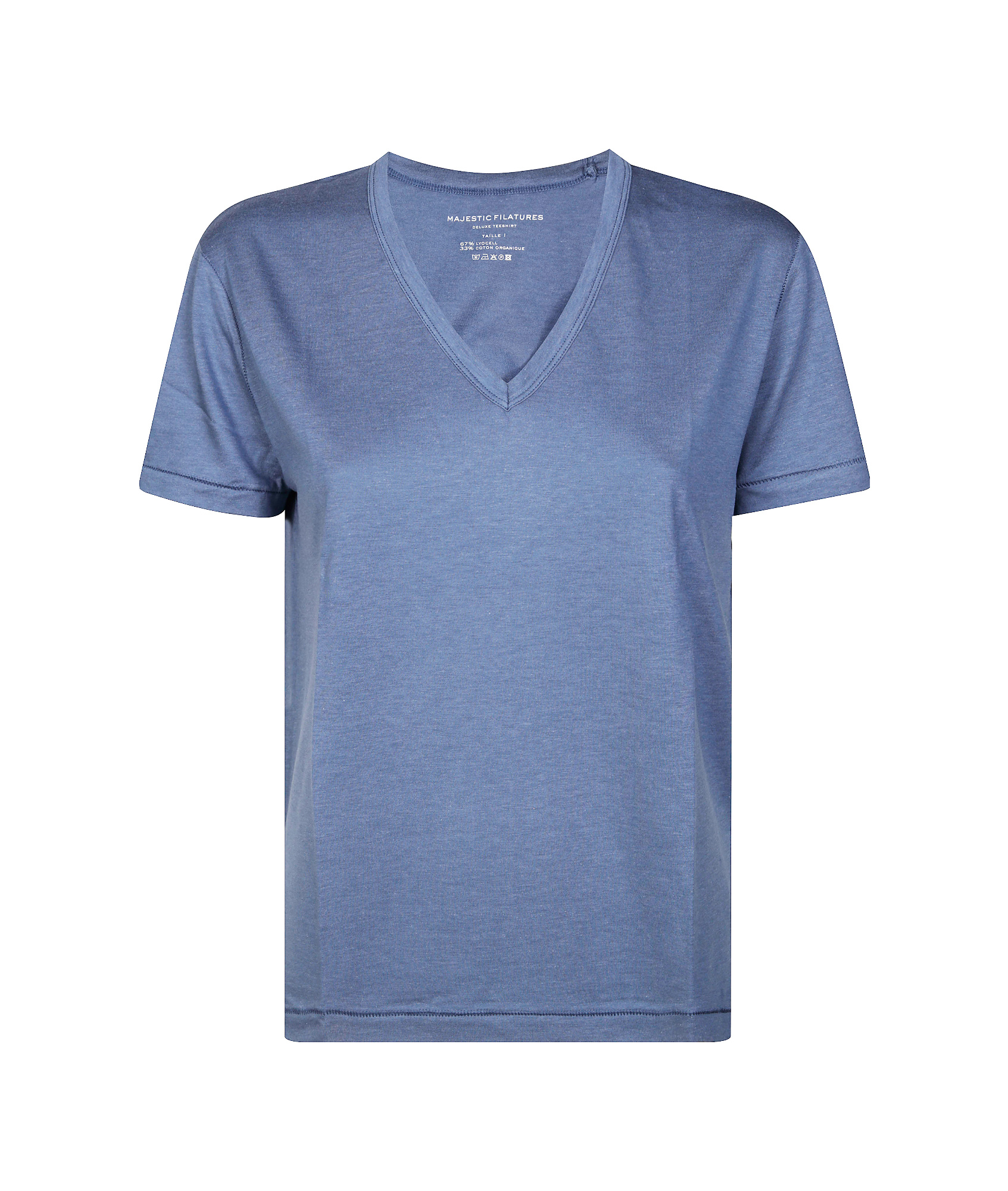 Majestic Short-sleeved V-neck T-shirt