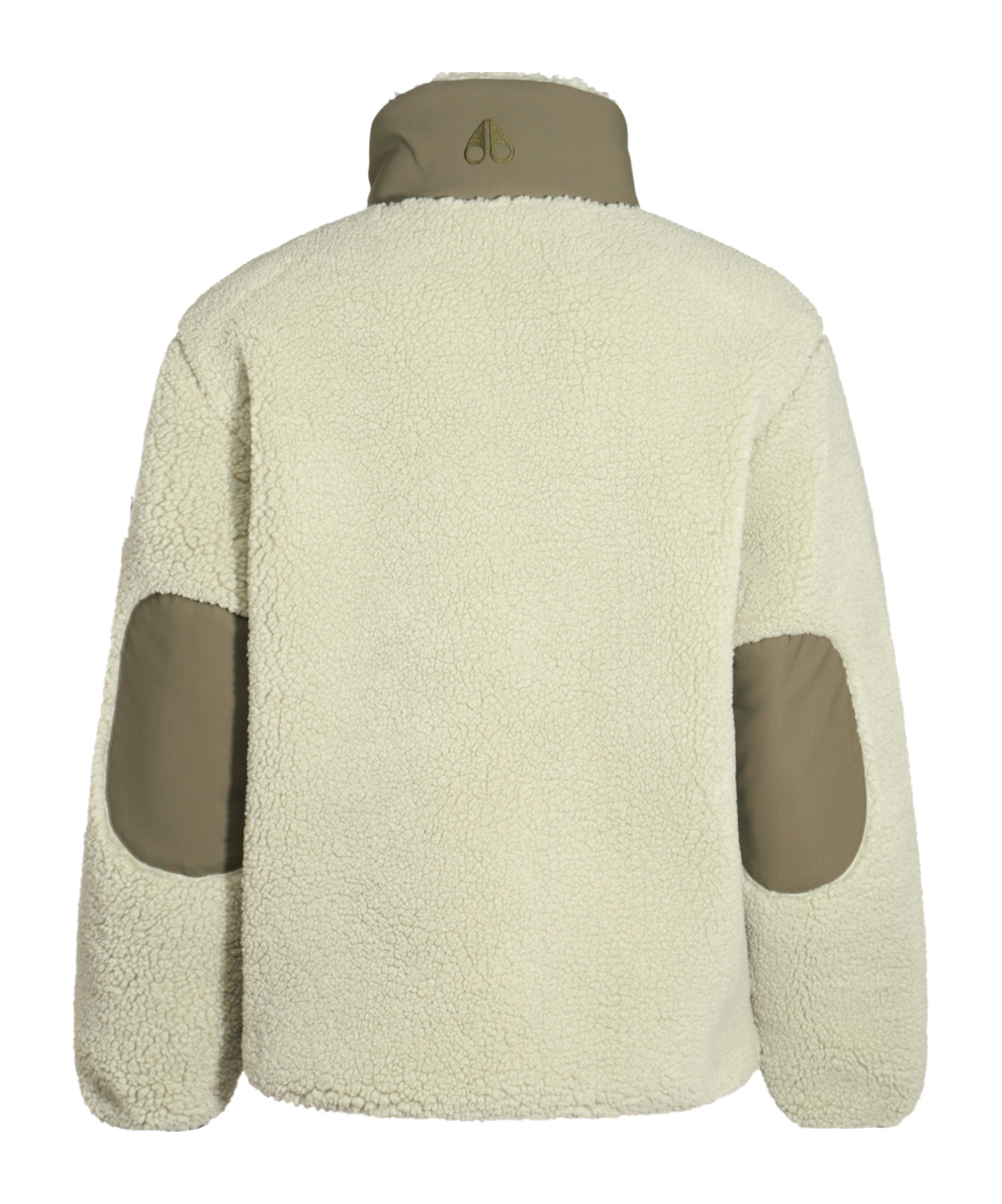 Moose Knuckles High-neck Zipped Jacket In Nude