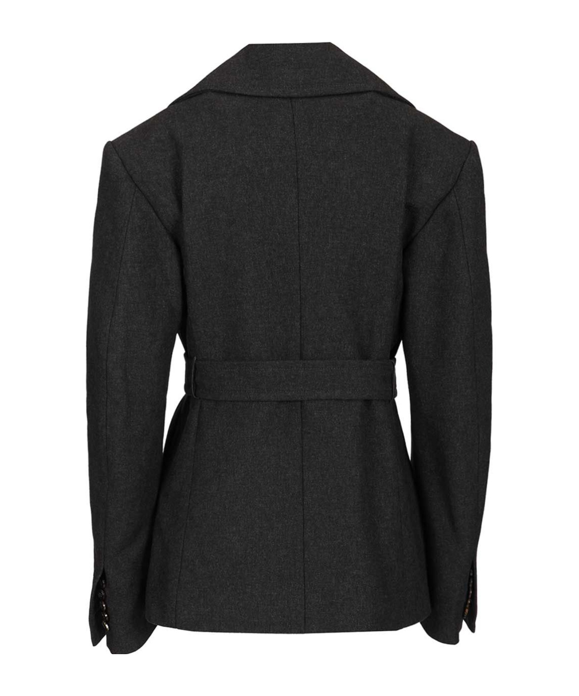 Dries Van Noten Short Coat In Cotton Blend Coats Grey In Gray