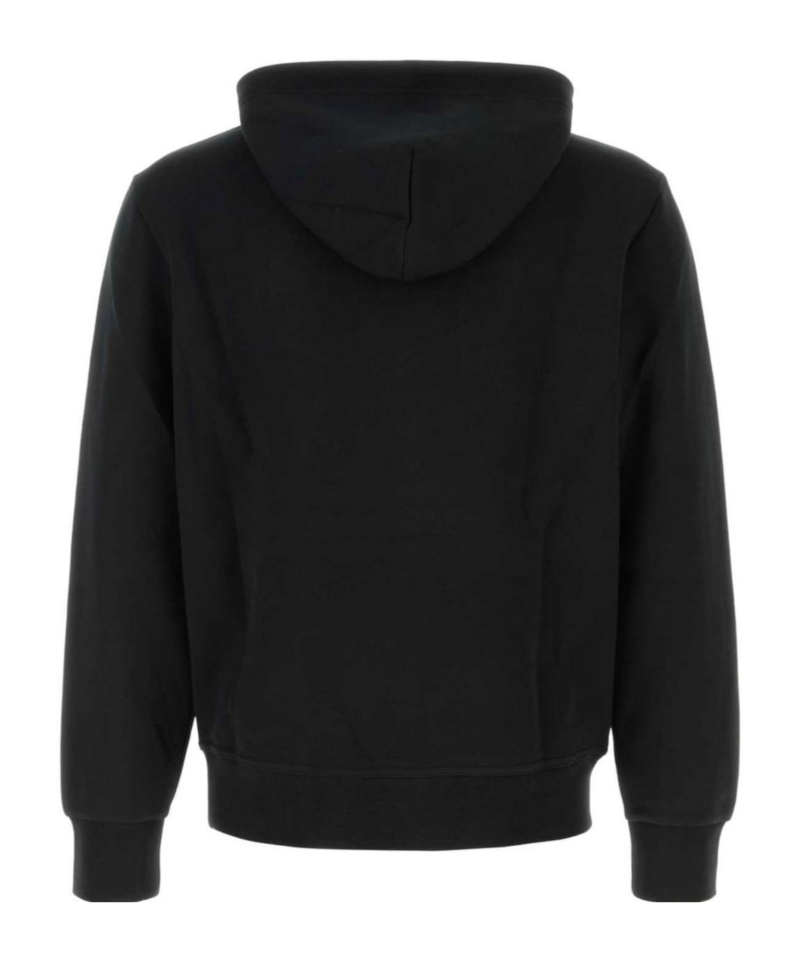 Polo Ralph Lauren Cotton Blend Sweatshirt With Logo Iconic Embroidery In Black
