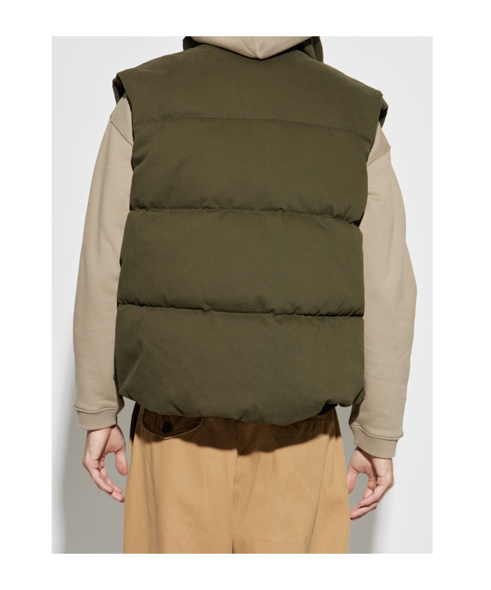 Dsquared2 Sleeveless Down Jacket In Green
