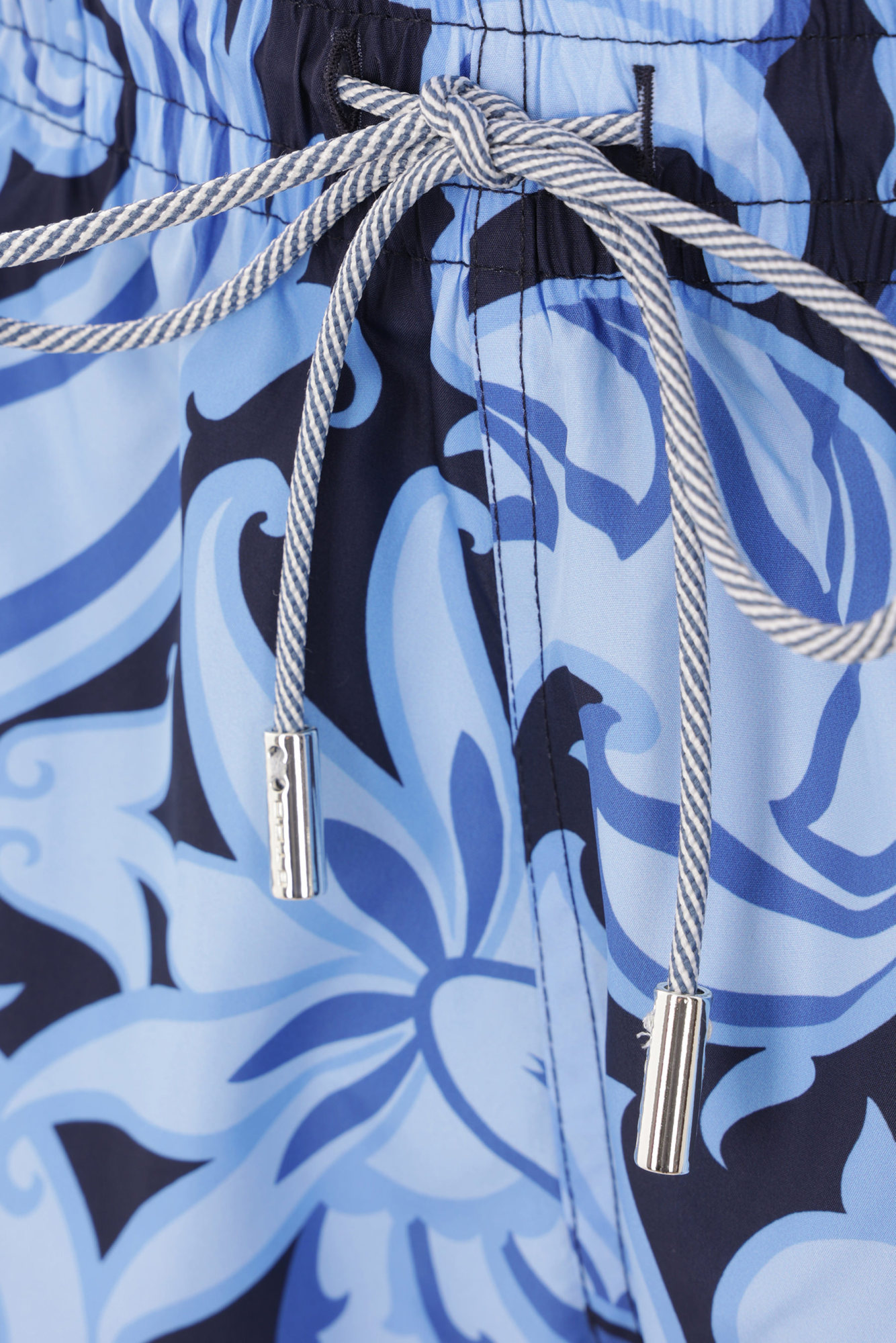 Etro Paisley Print Swim Shorts In Blue