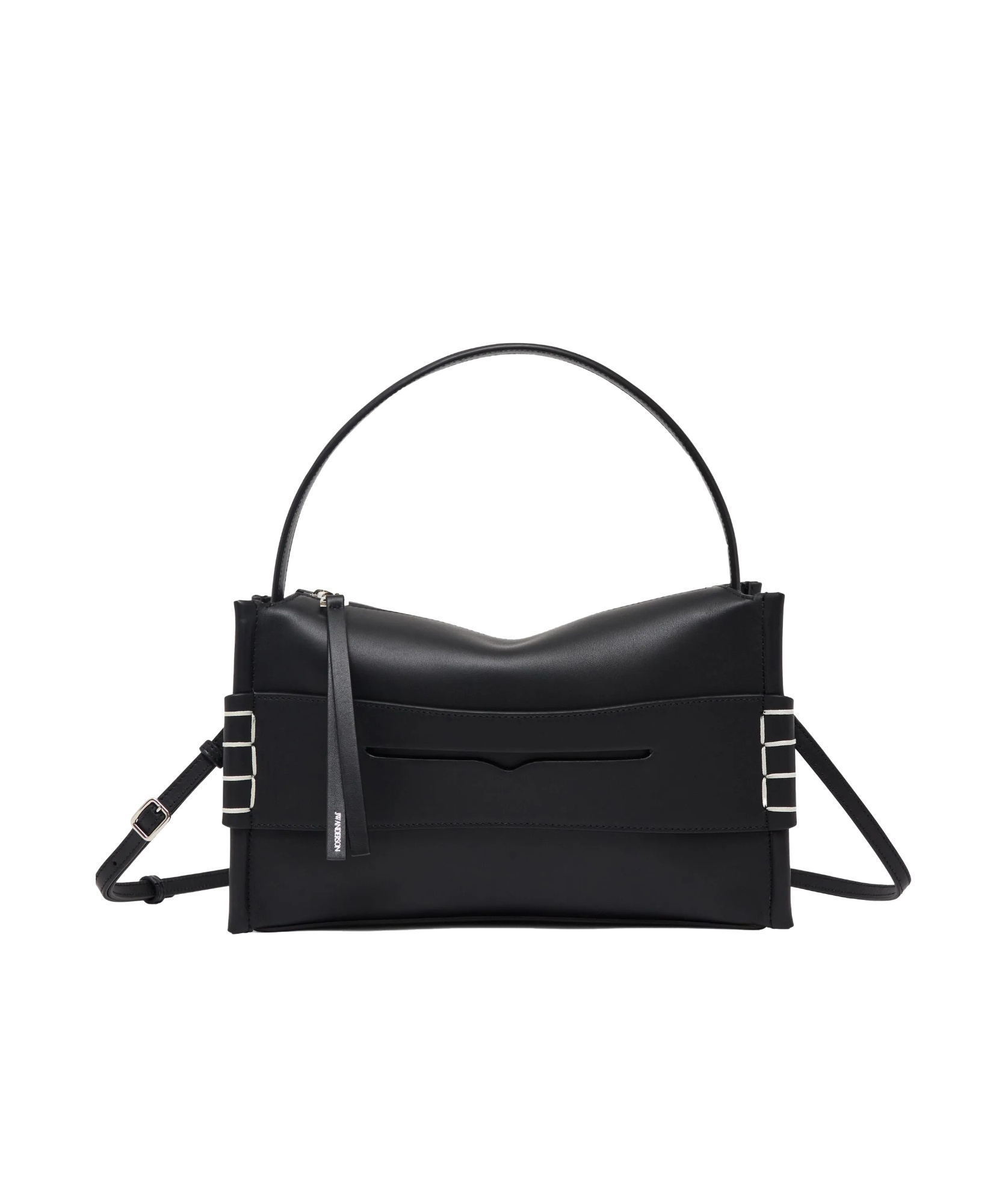 Jw Anderson Medium Loafer Shoulder Bag In Black