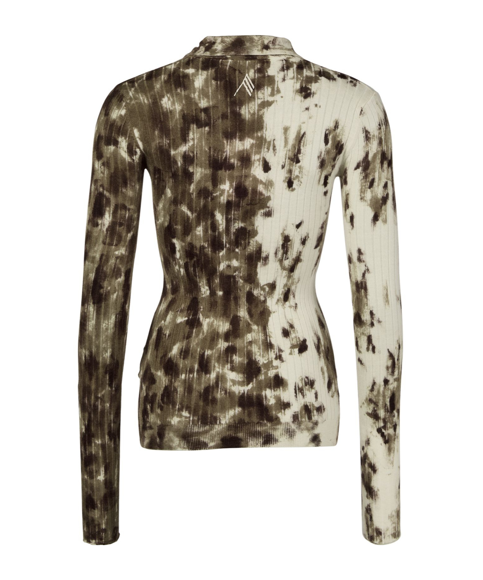 Attico Long Sleeve Cardigan In Multicolor