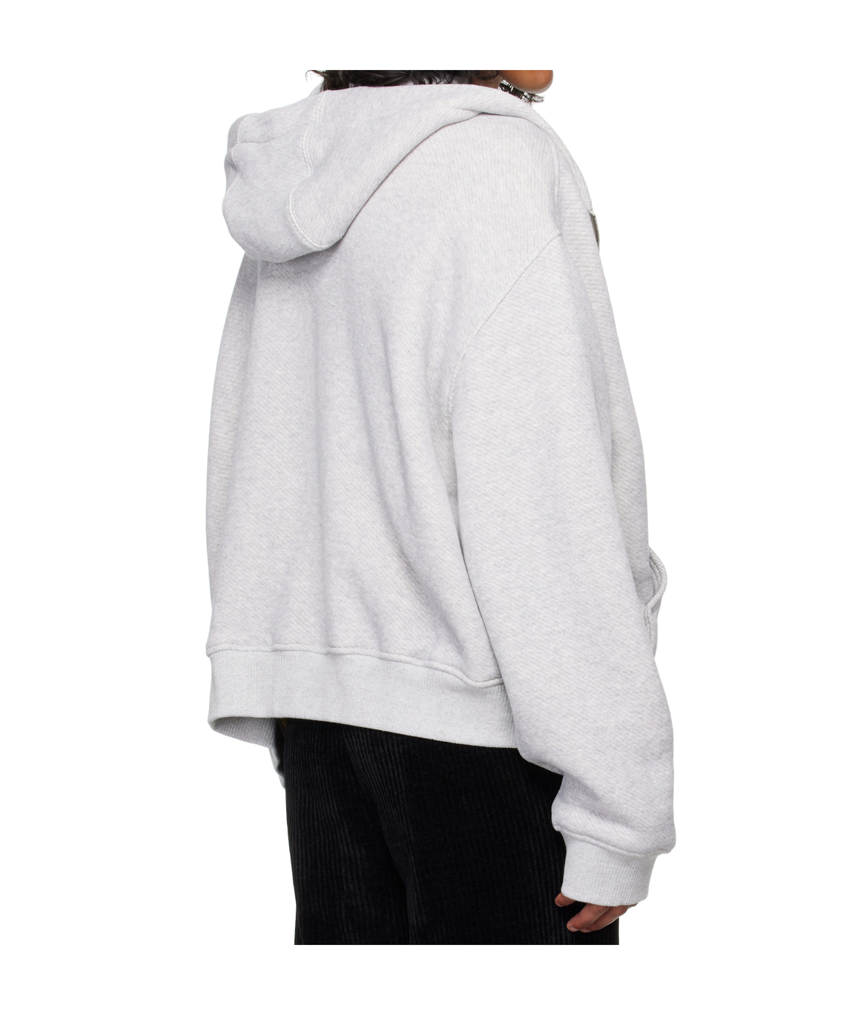 Wooyoungmi Long-sleeved Hooded Hoodie In White