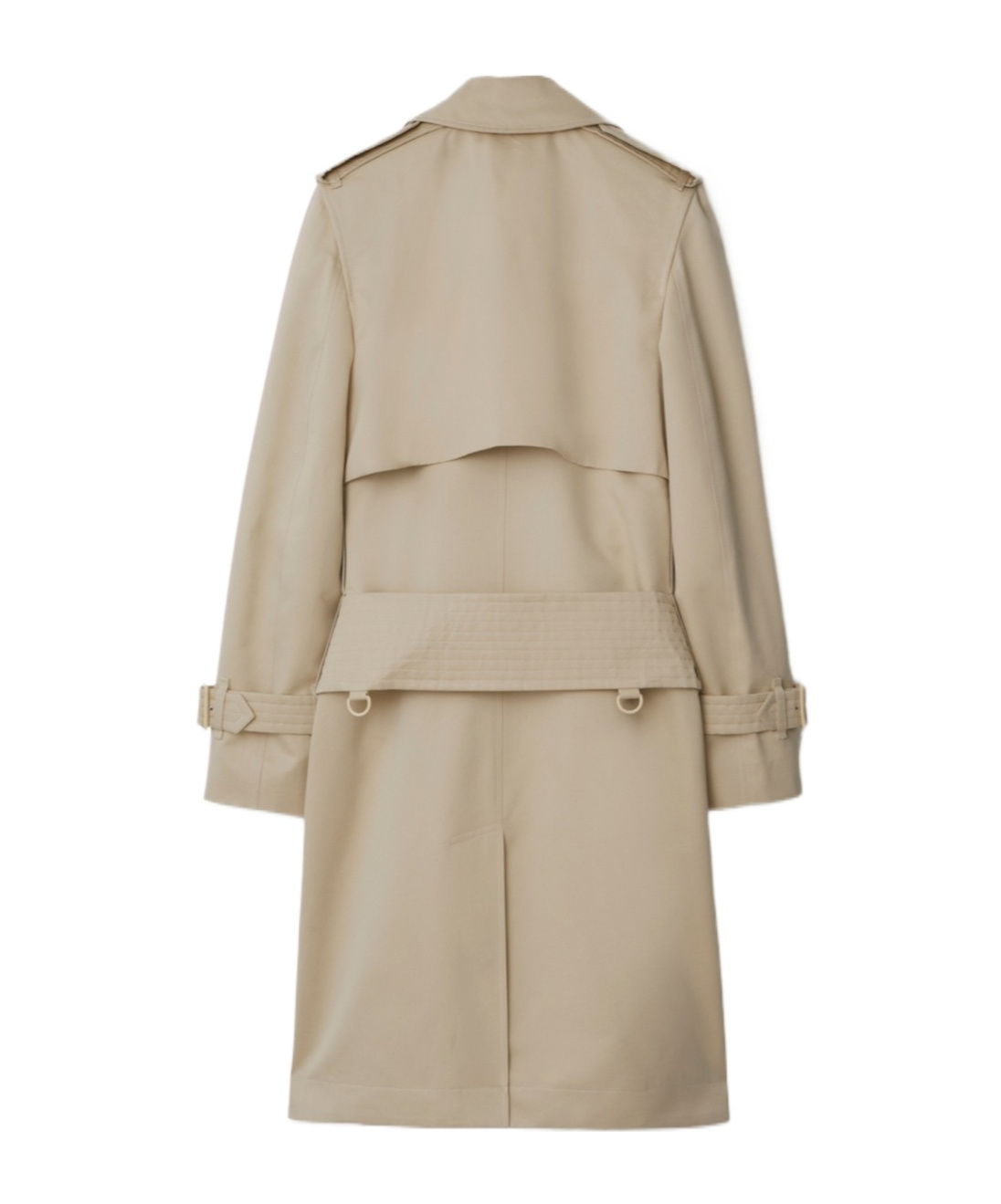 Burberry Belted Trench Coat In Nude