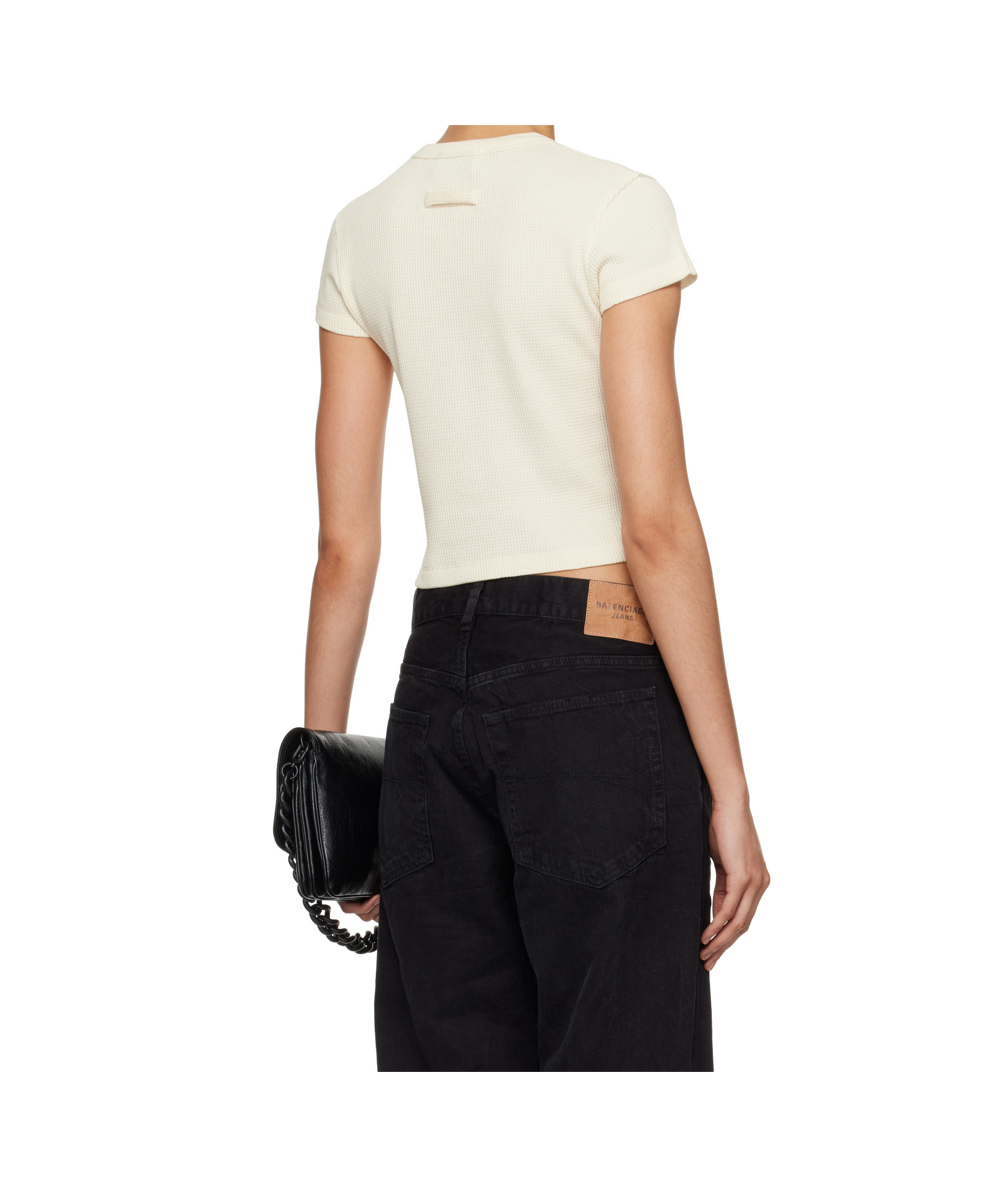 Jean Paul Gaultier Short-sleeved T-shirt In Off-white