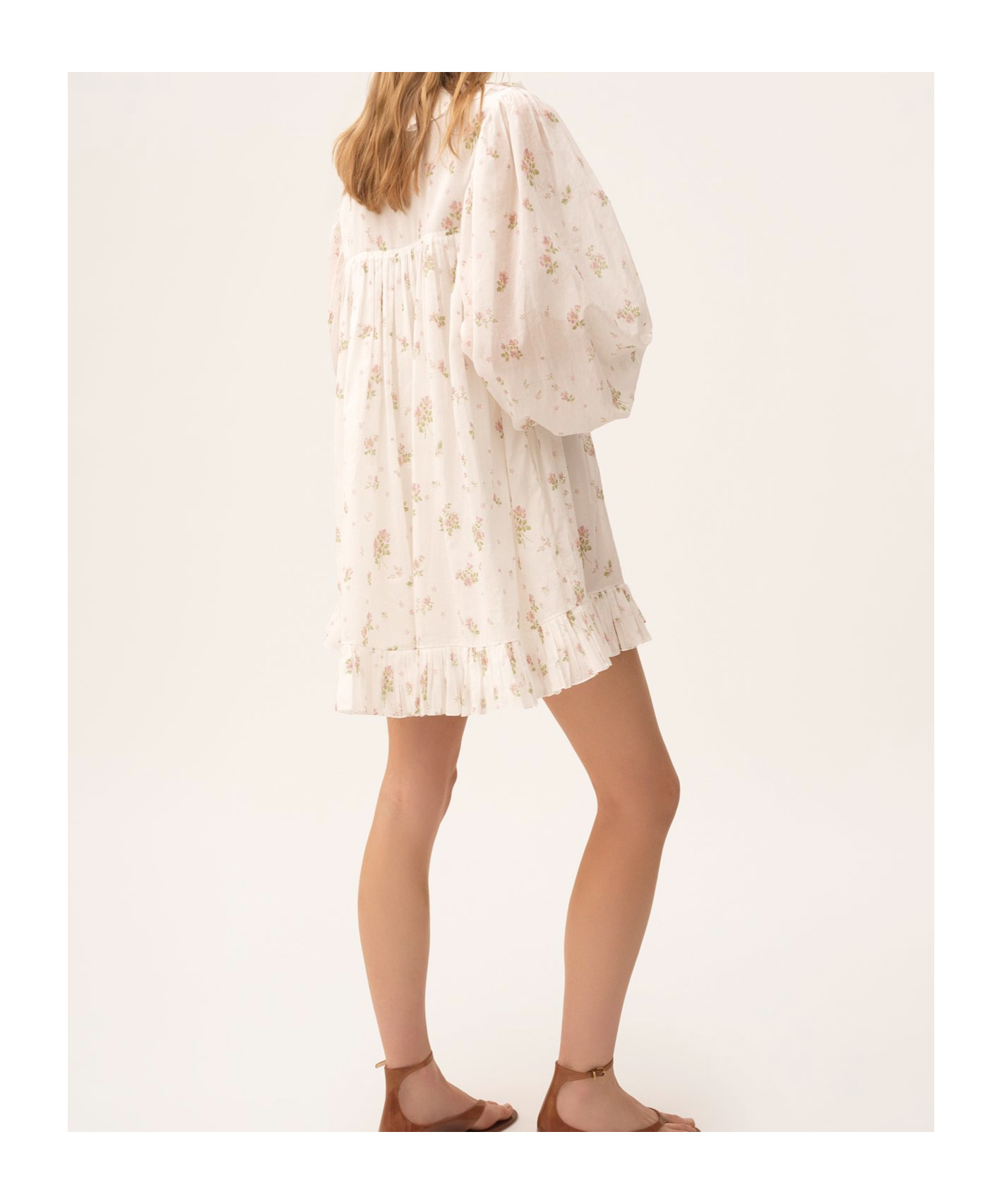Chloé Cotton Mini Dress In White