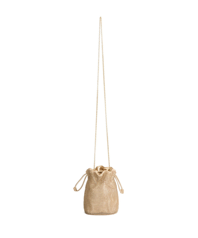Anya Hindmarch Eyes Drawstring Bucket Bag In Pink