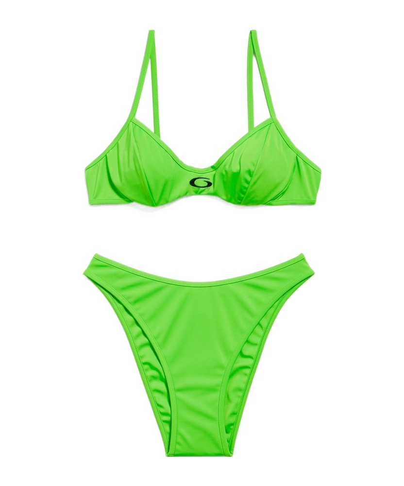 Balenciaga Sporty Bikini In Green