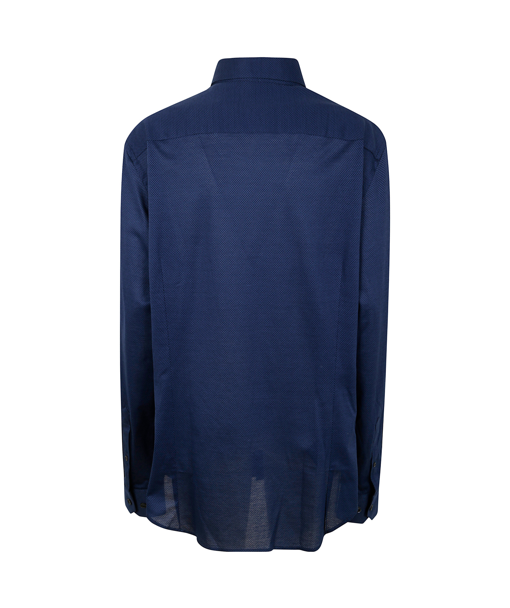 Giorgio Armani Shirt Collared Long Sleeves In Blue