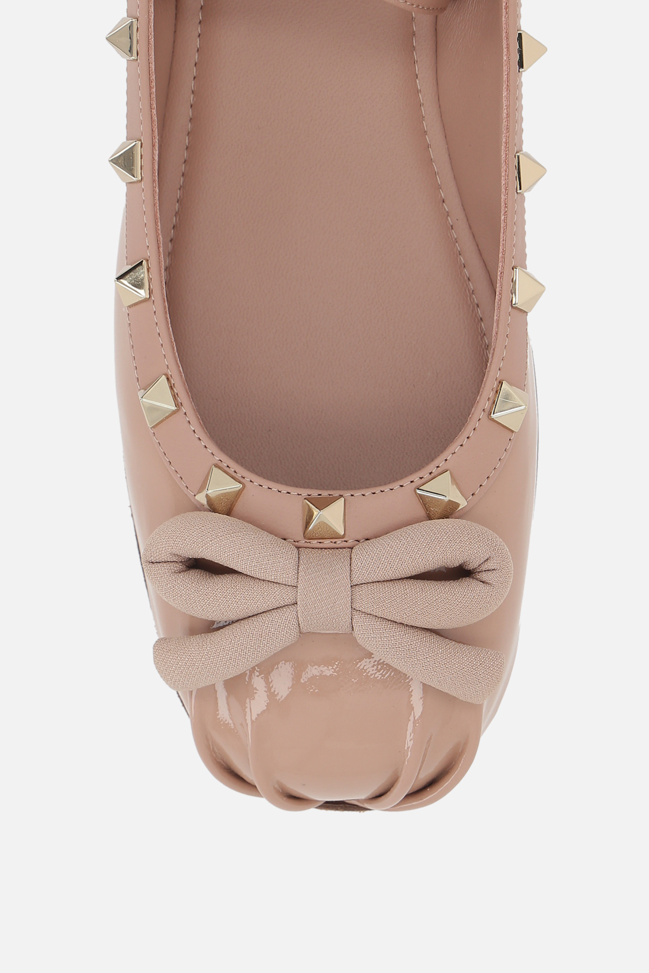 Valentino Garavani Woman Ballet Flats Blush Size 7 Leather In Pink