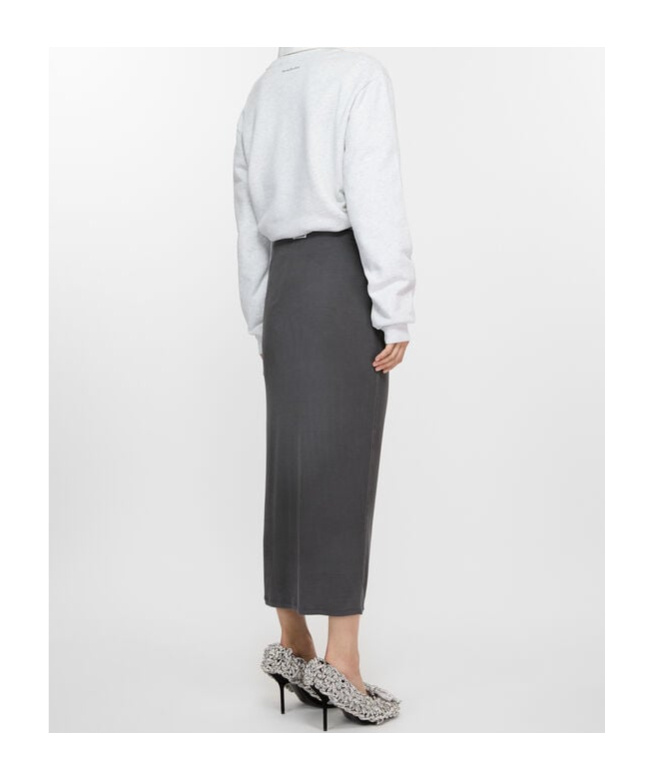 Acne Studios Elastic Waist Skirt In Black