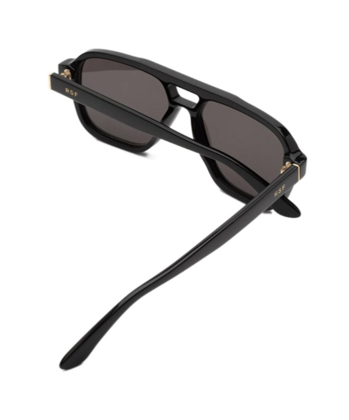 Retrosuperfuture Geometric Sunglasses In Black