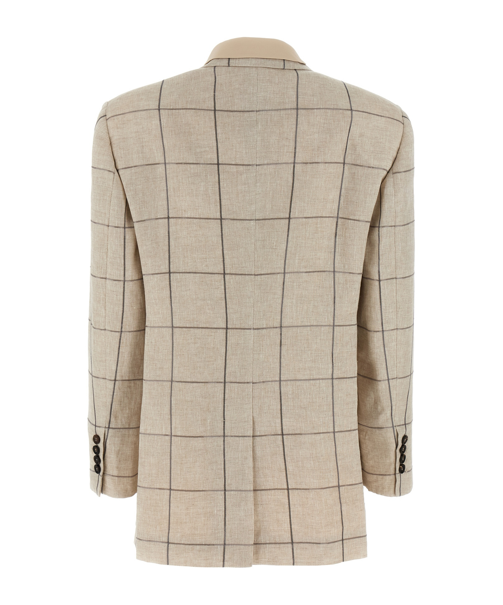 BRUNELLO CUCINELLI CHECK-PATTERN BLAZER 