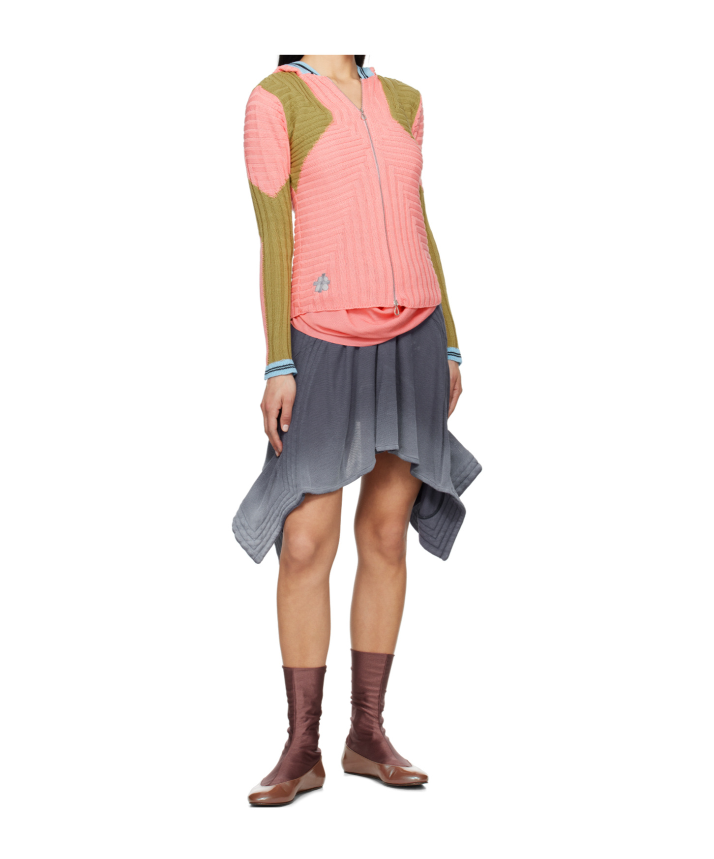 Kiko Kostadinov Hooded Sweater In Multi