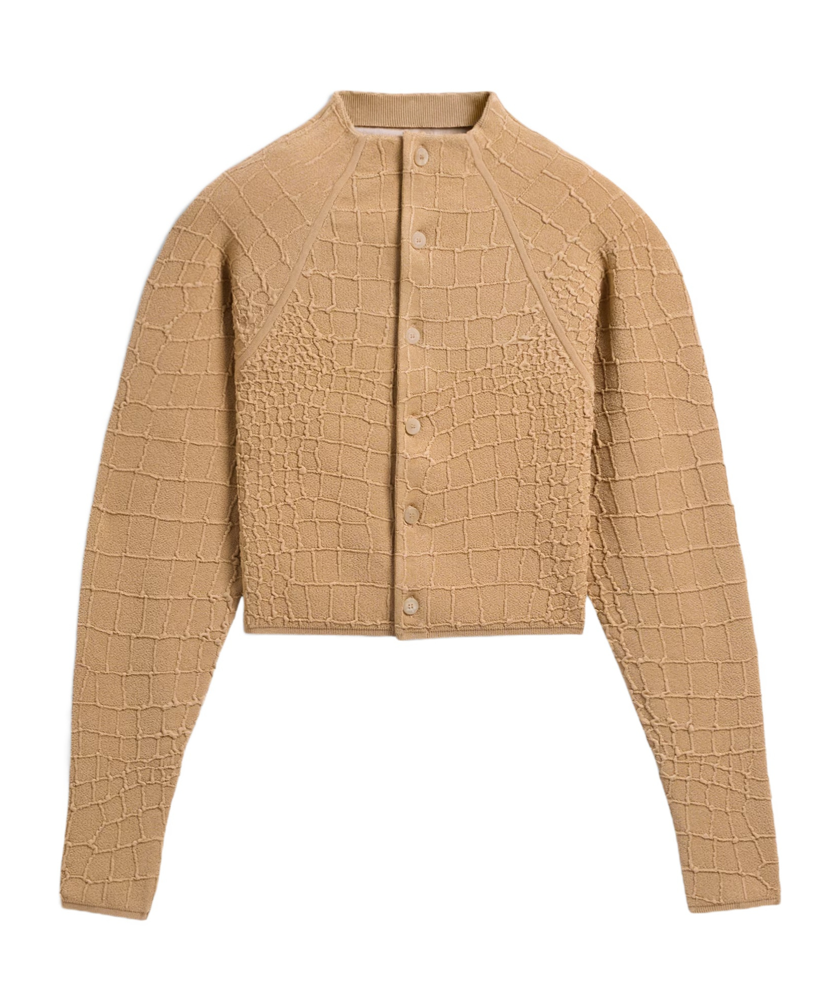 Jacquemus The Scala Cardigan In Nude