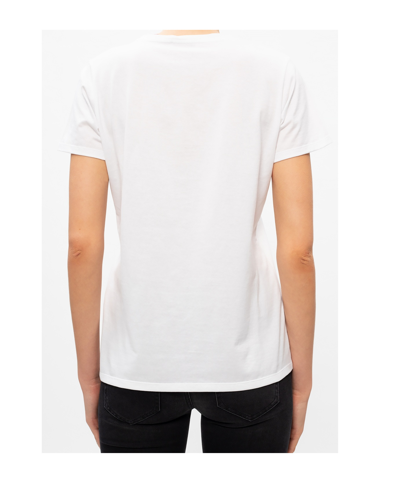 Alexander Mcqueen Iris Crew-neck T-shirt In White