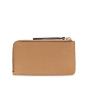 Tory Burch Eleanor Card Holder In Nude