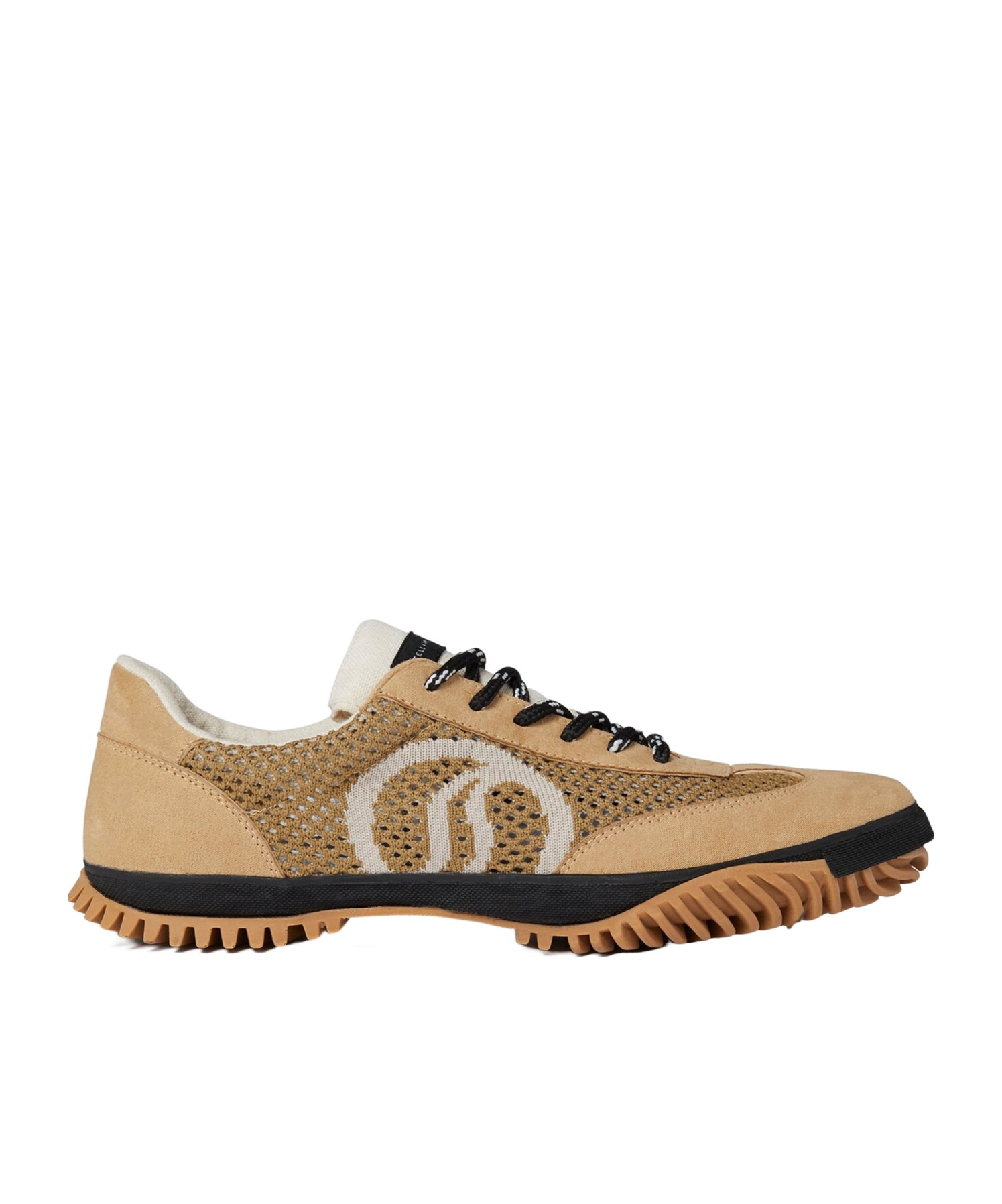 Stella Mccartney S-wave Sport Mesh Panelled Sneakers In Nude