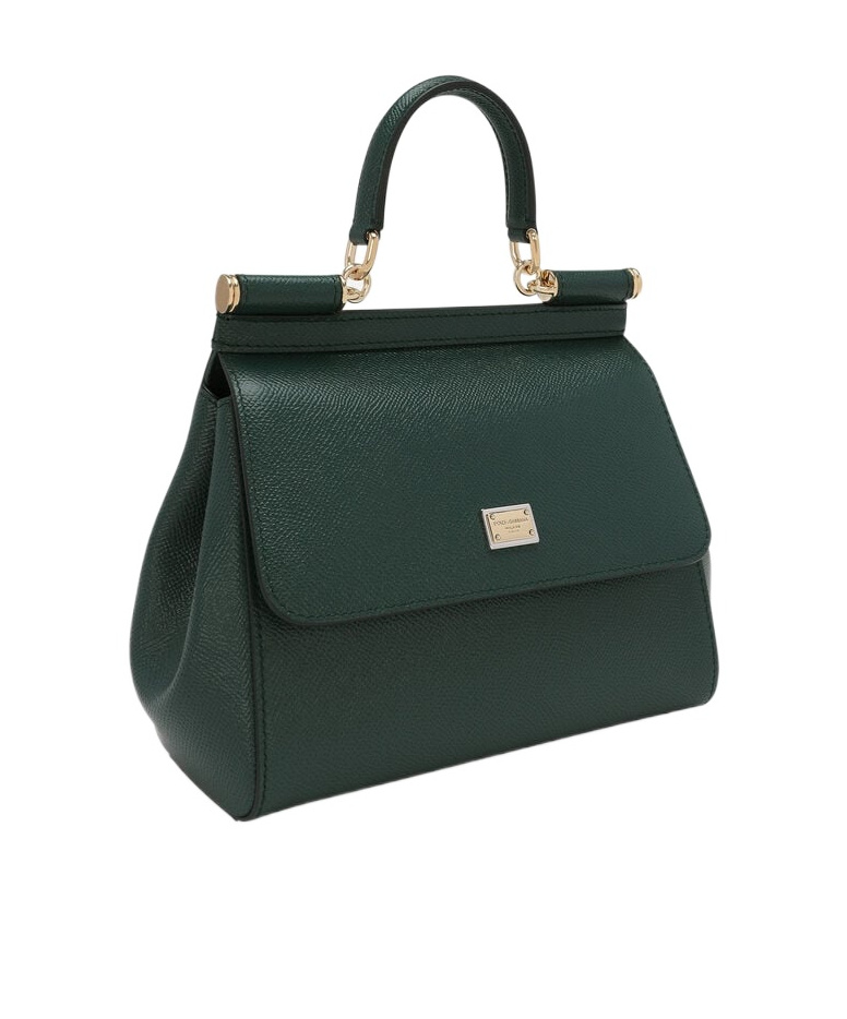 Dolce & Gabbana Medium Sicily Handbag In Green