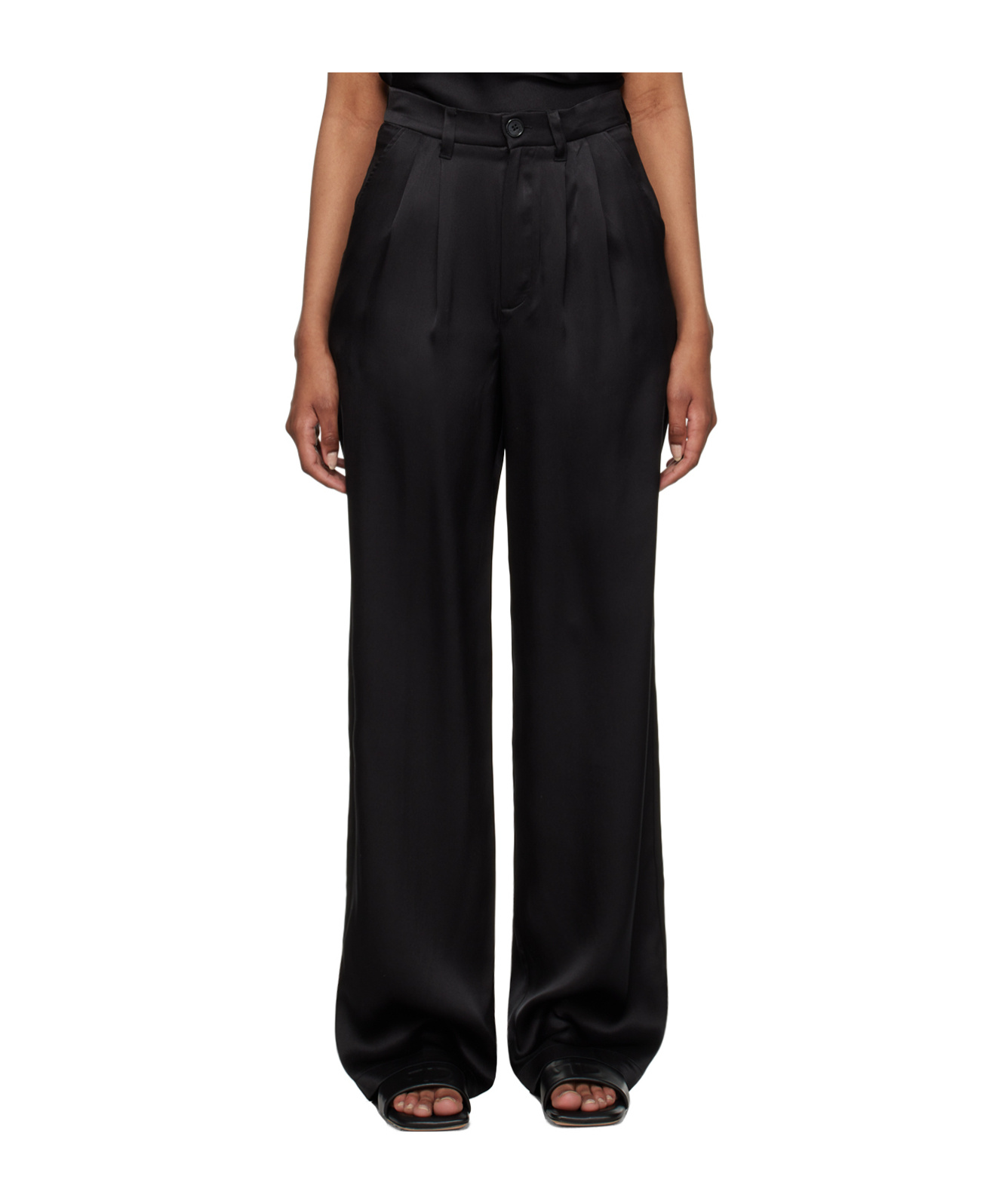 ANINE BING CARRIE STRAIGHT-LEG TAILORED TROUSERS