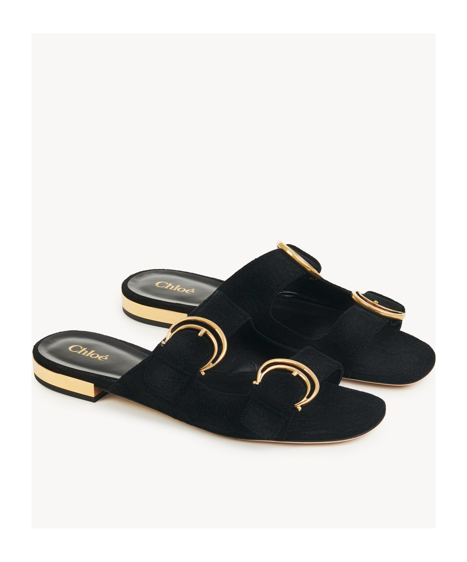 Chloé Mules Alizè Femme Noir Taille 36 100% Peau De Chèvre In Black