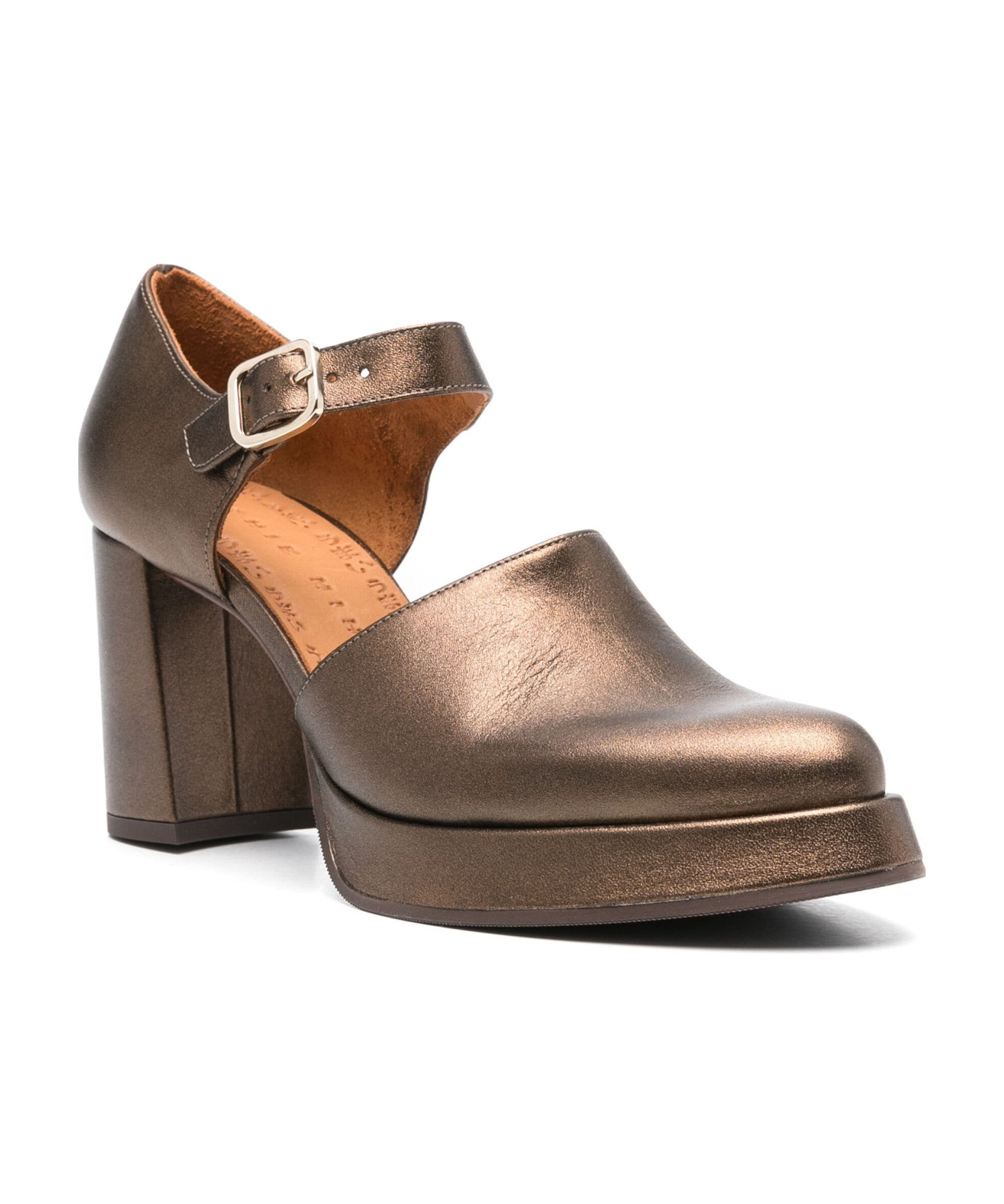 Chie Mihara 75mm Facet Pumps In Brown