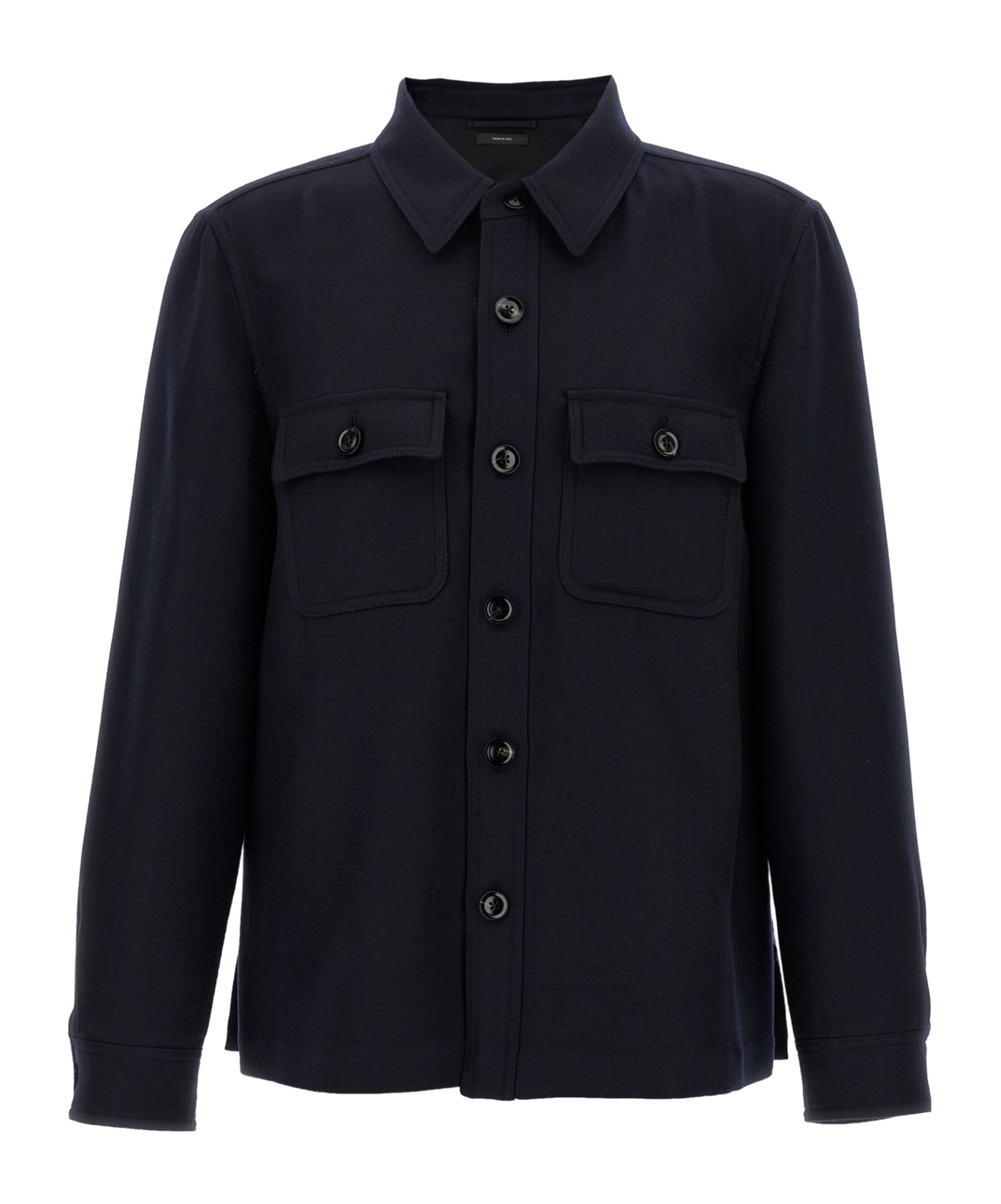 Tom Ford Button-up Cashmere Overshirt In Black