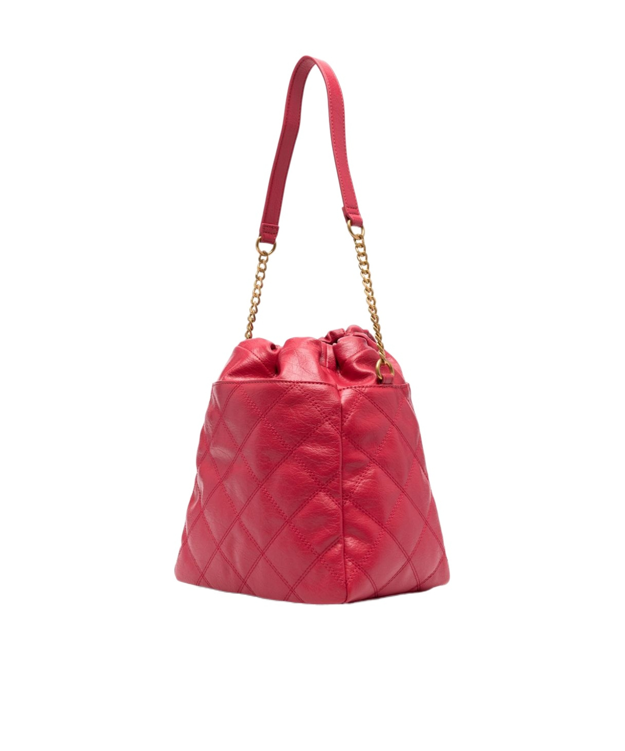 Liu •jo Diamond-quilting Bucket Bag In Red