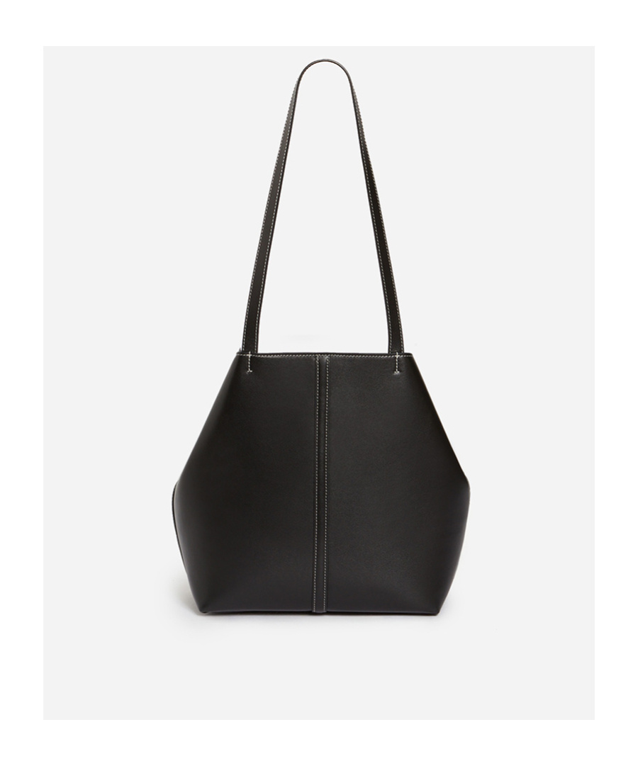 Vanessa Bruno Small Daily Shoulder Bag In Black