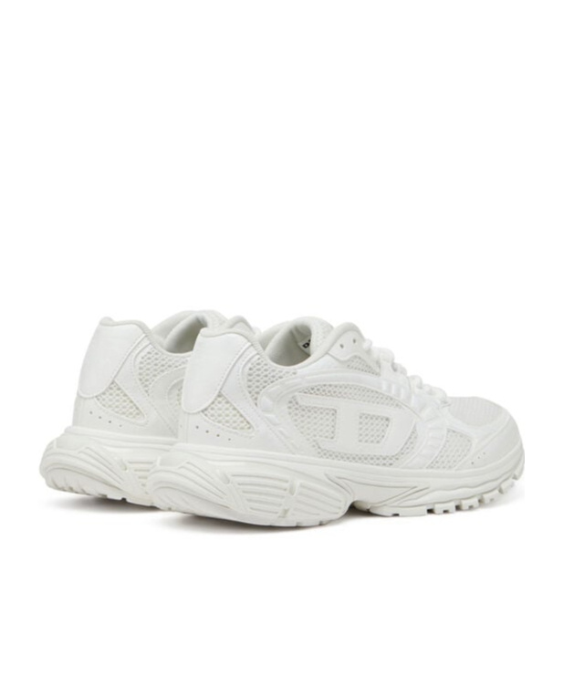 Diesel S-pro-v-dense-mesh Sneakers With Oval D Logo In White