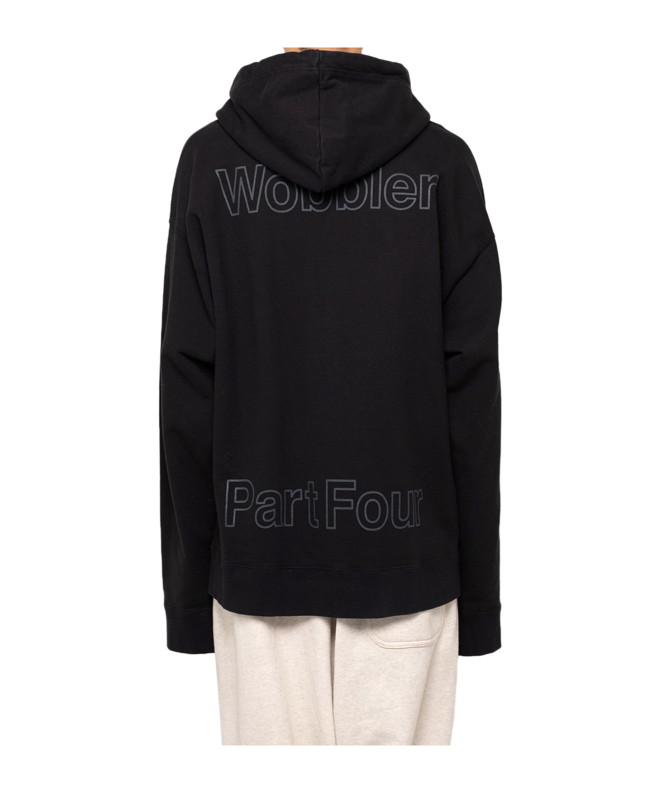 Miharayasuhiro Duck-print Hoodie In Black