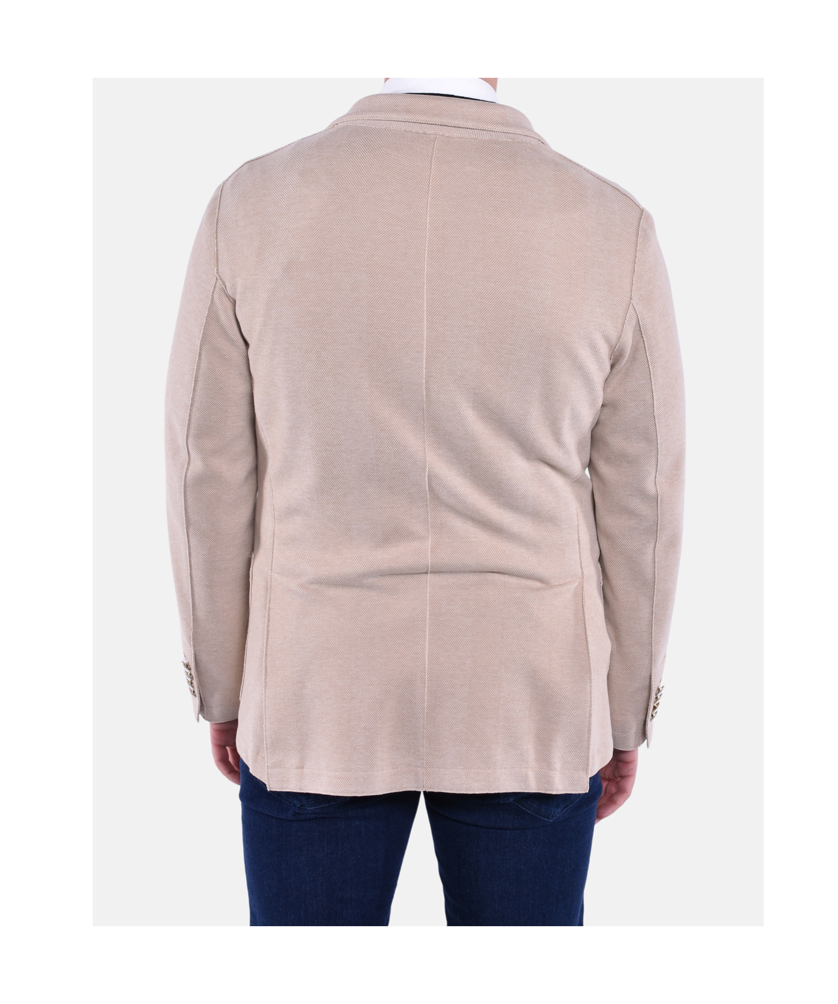 Eleventy Long-sleeved Suit Jacket In Brown