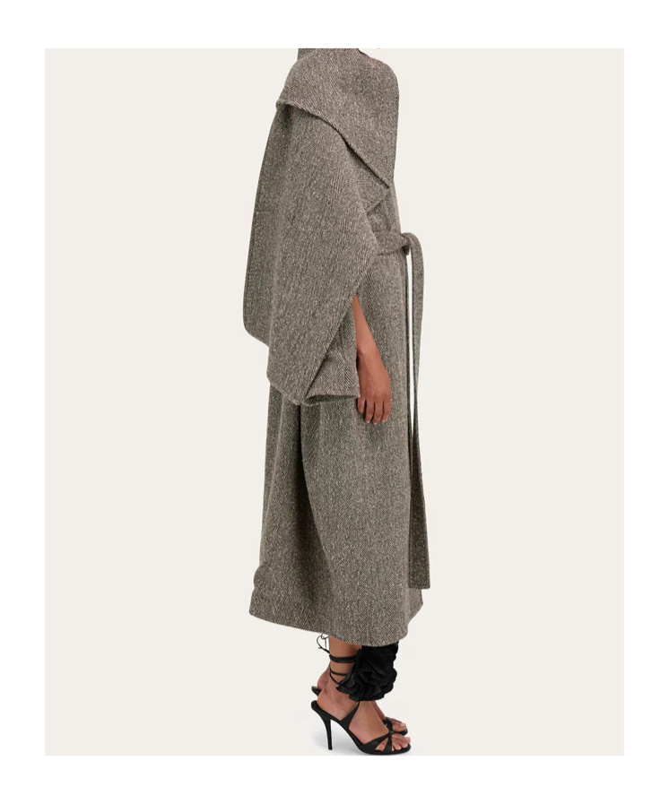 Ferragamo Oversize Asymmetrical Coat