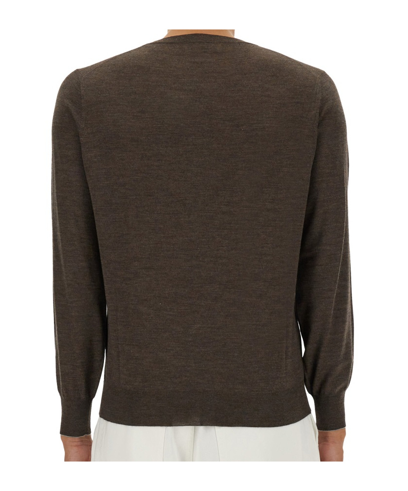 Brunello Cucinelli Round-neck Sweater In Black