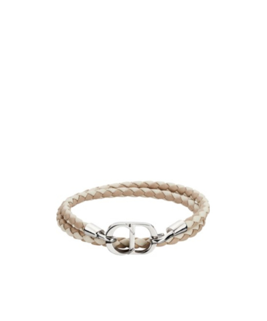 Dior Cd Double Rope Bracelet In Neutral