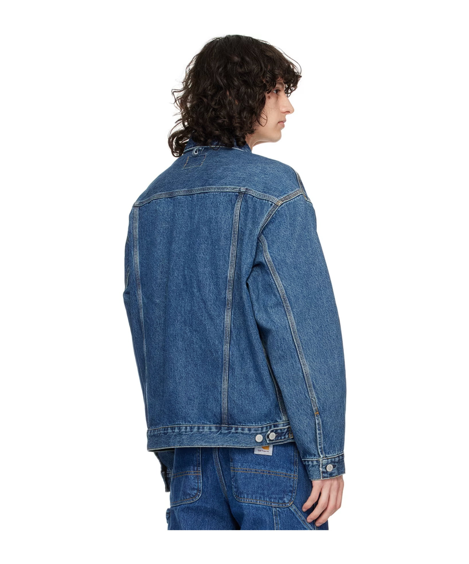 CARHARTT HELSTON LONG-SLEEVED DENIM JACKET