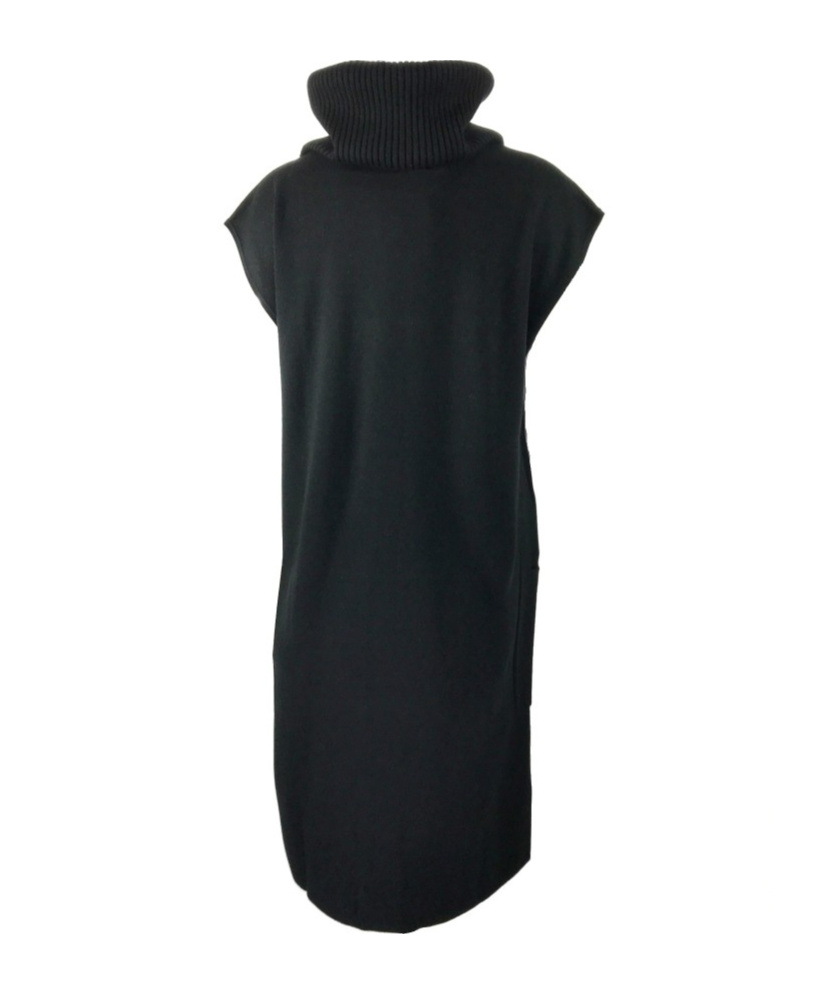 Max Mara Sleeveless Knitted Cardigan In Black