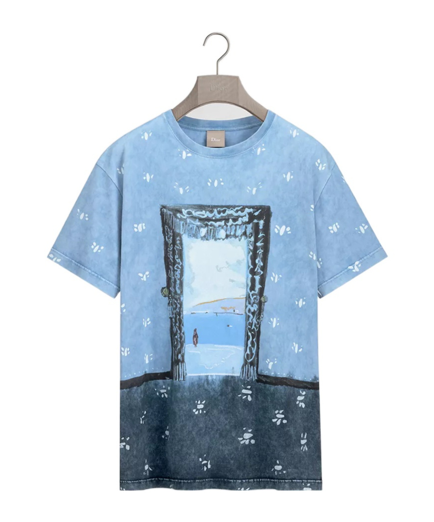 Dior Iviera T-shirt, Relaxed Fit In Blue