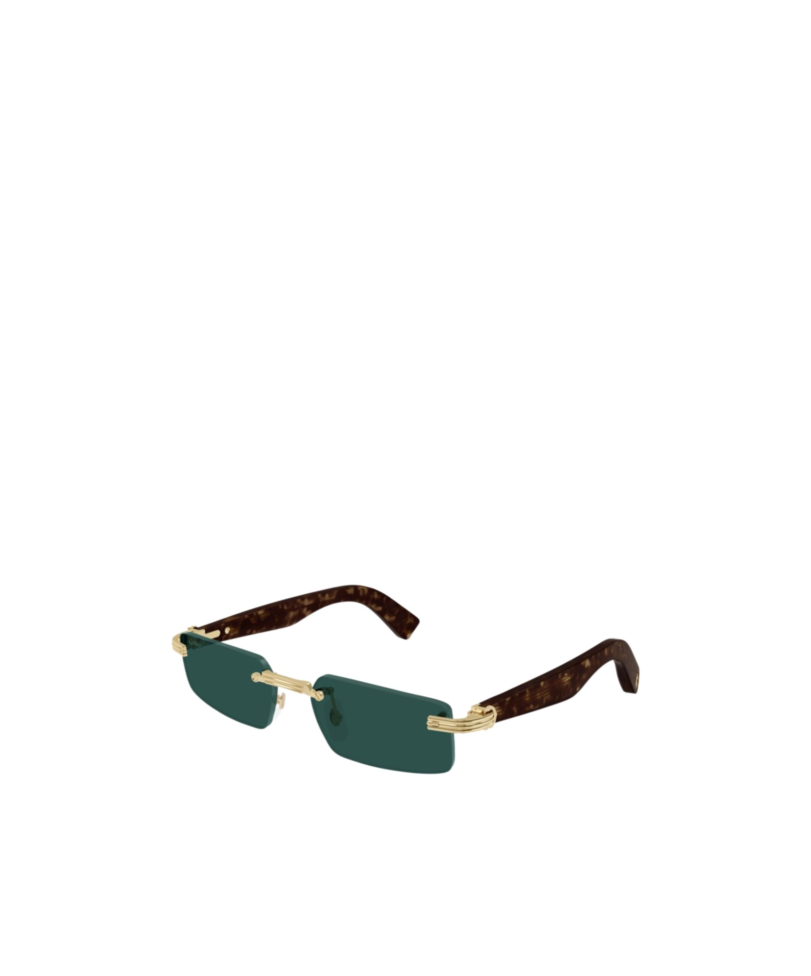 Cartier Rimless Sunglasses In Multi