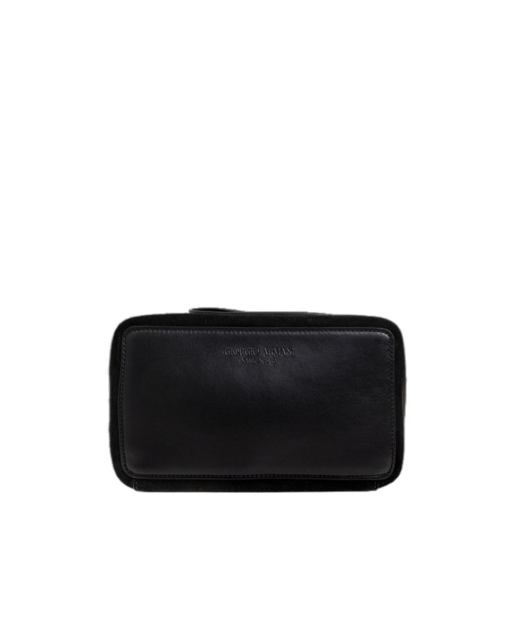 Giorgio Armani Rectangular Wallet In Black