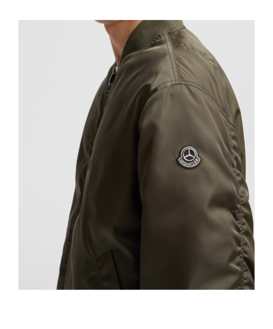 Moncler Bomber Réversible Neper X Mercedes-benz By Nigo In Olive Green