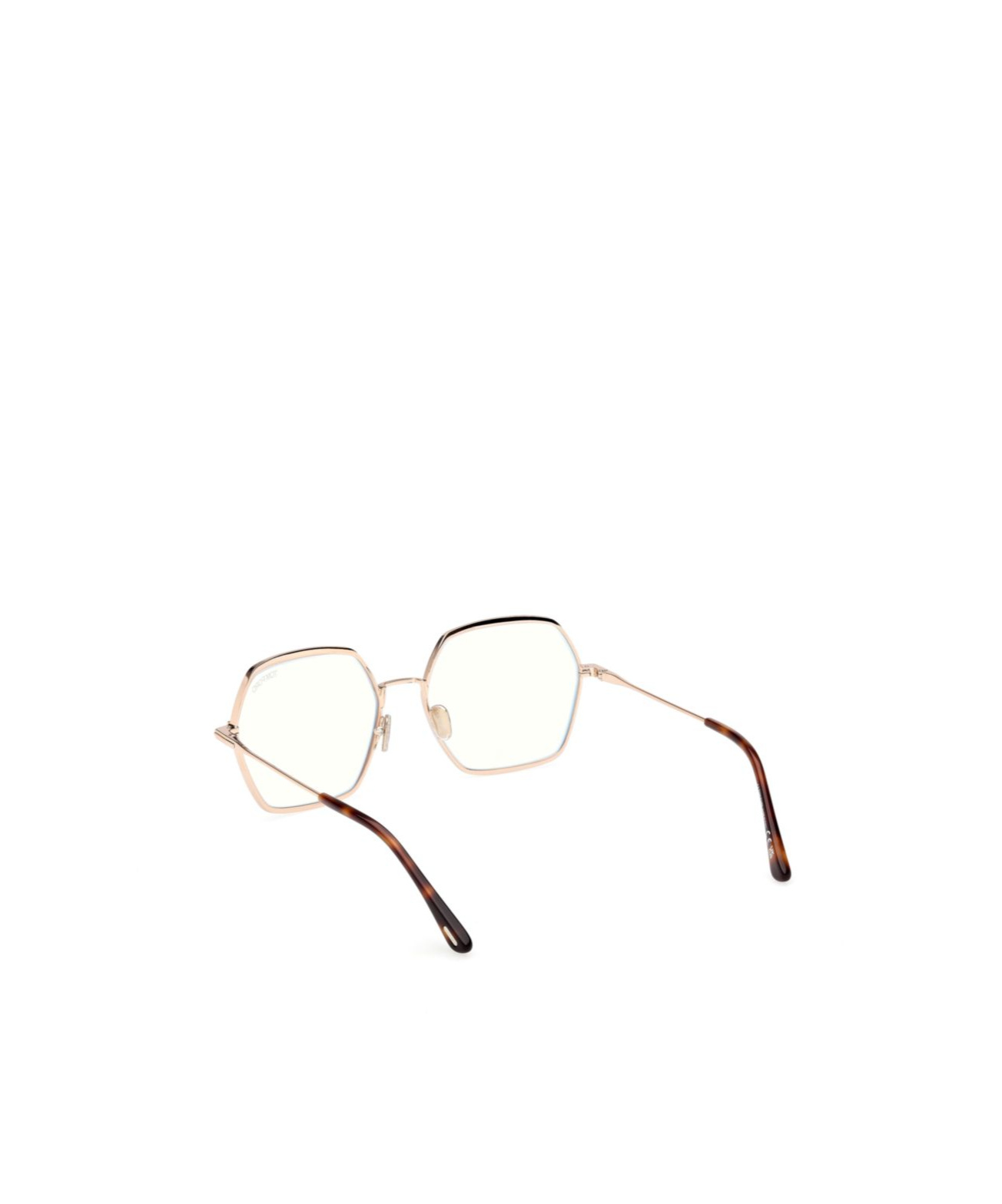 Tom Ford Eyewear Geometric Frame Glasses In Gold