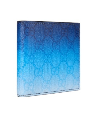 Gucci Chroma Bi-fold Wallet In Blue
