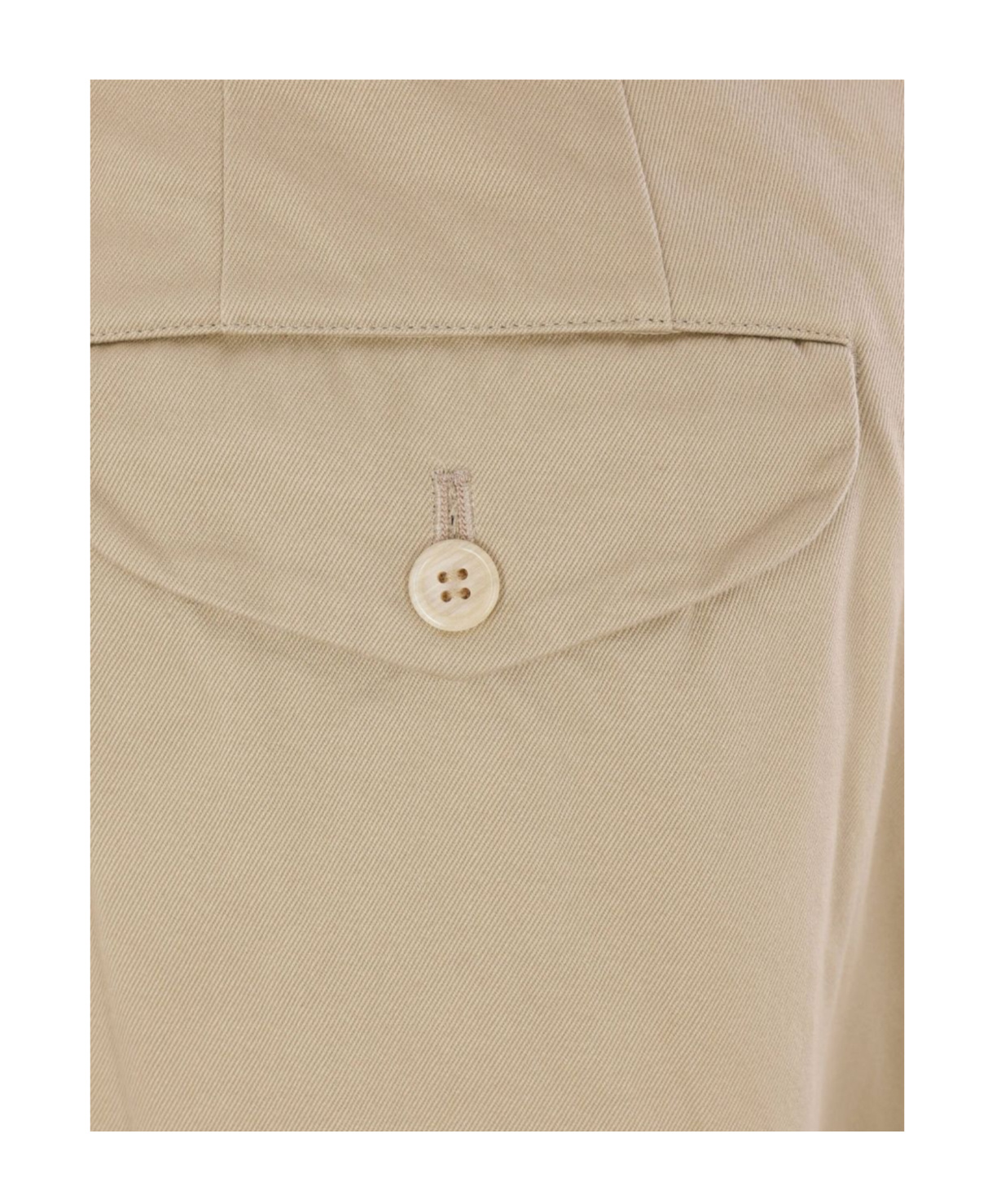 COMME DES GARÇONS GABARDINE WIDE-LEG TROUSERS