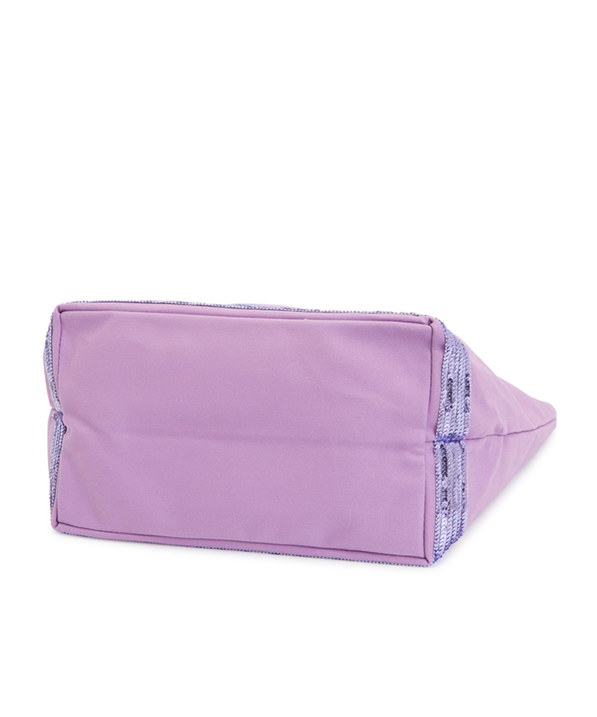 Vanessa Bruno Cabas Logo Tote In Purple