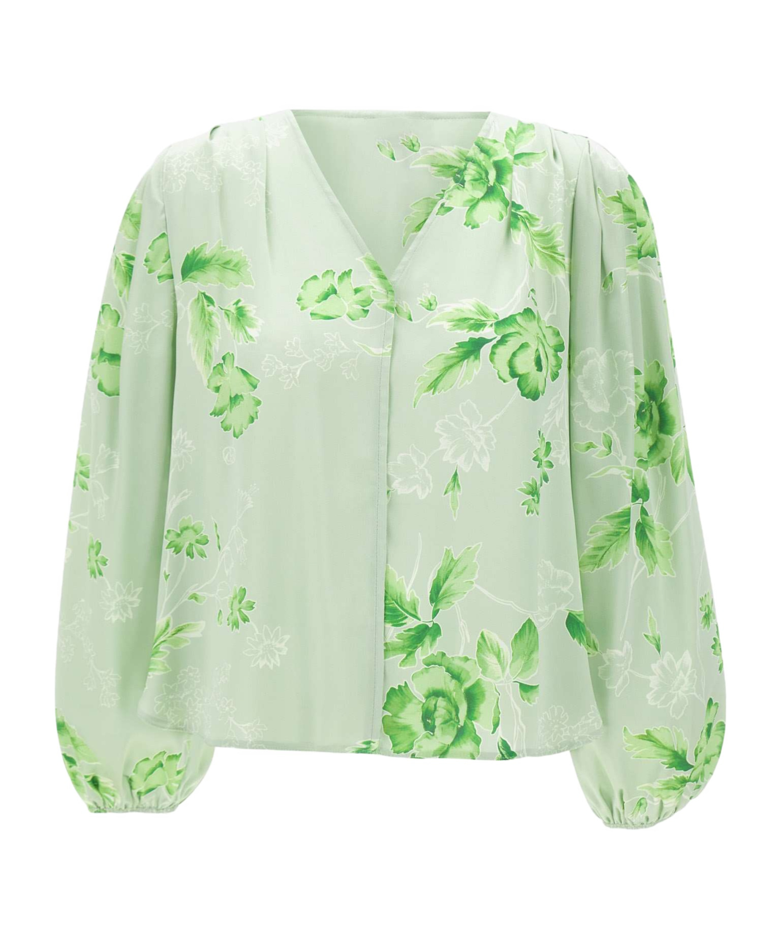 Shop Marella Long-sleeved Shirt In Green