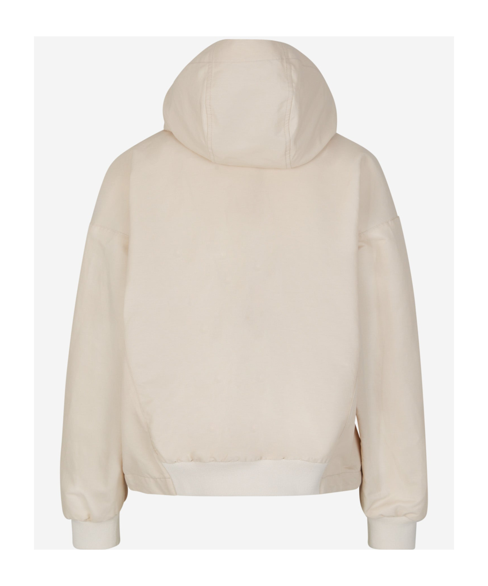 Shop Peserico Bead-embellished Hooded Jacket In Nude