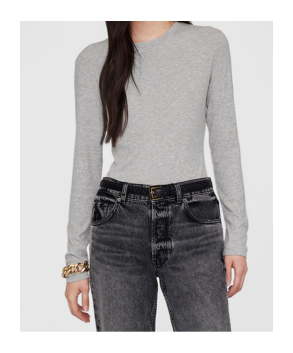 Shop Anine Bing Jo T-shirt In White